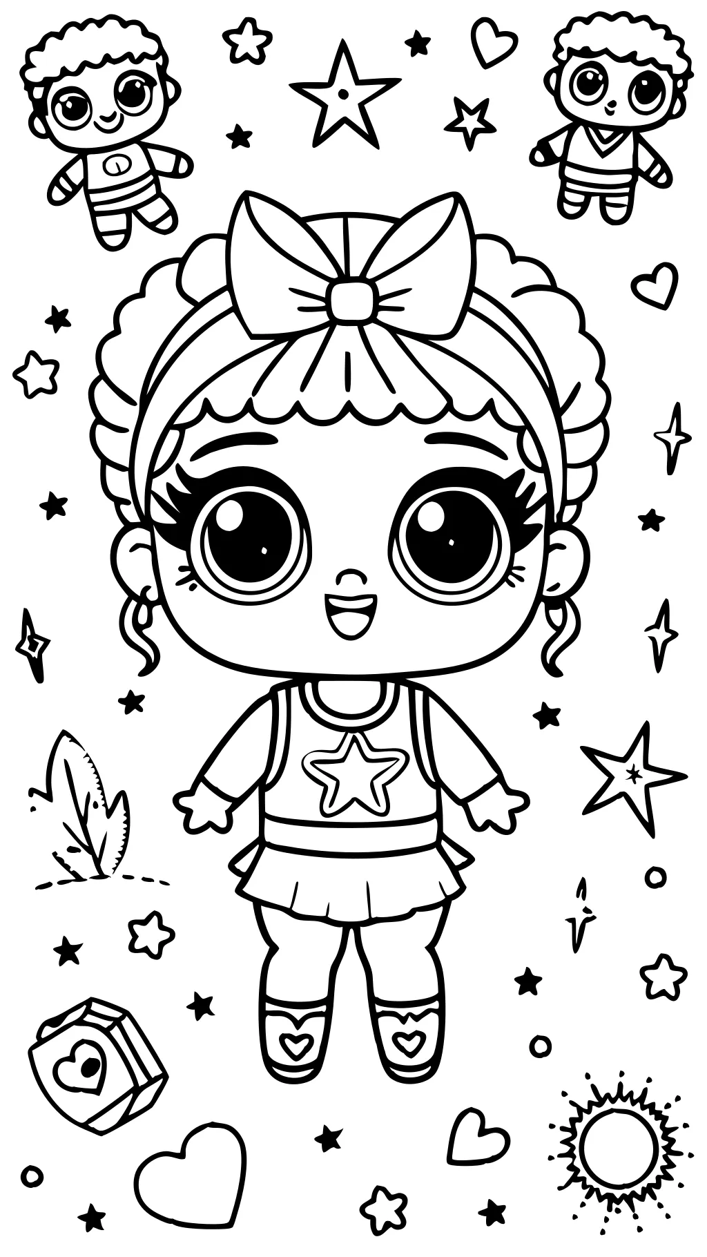 lol surprise dolls coloring pages